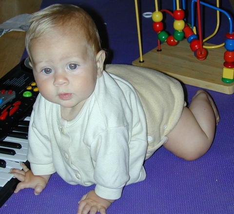 Miriam on Hands & Knees, Sept 2005